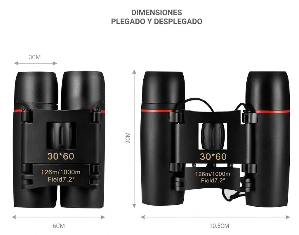 Binoculares Compactos 30x60