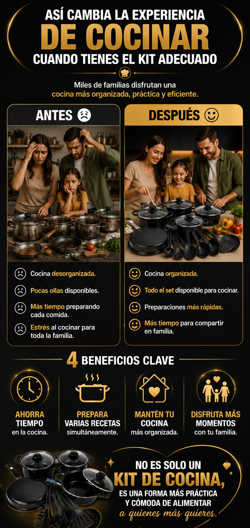 ✨  Ollas Premium 13 piezas